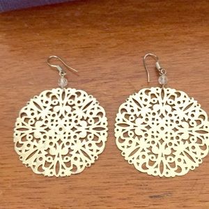 Gold earrings